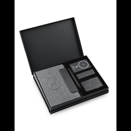 EXECUTIVE SET – Eco-Friendly Wireless Notebook, Power Bank, RFID Card Holder & Stand