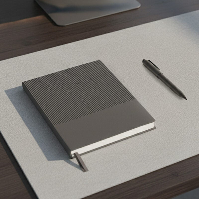 AGENDA PRO SET ? Executive 4-Piece Notebook Gift Set with PU Binder, Metal Pen & Card Holder for Professionals