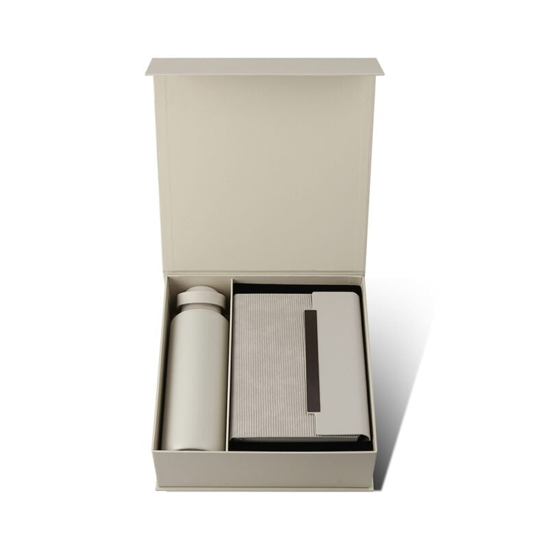 EMPLOYEE WELCOME SET ? Premium 5-Piece Onboarding Gift Pack with 600ml Vacuum Bottle, PU Notebook & Metal Pen