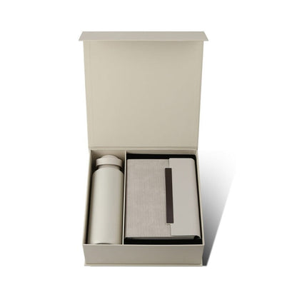 EMPLOYEE WELCOME SET ? Premium 5-Piece Onboarding Gift Pack with 600ml Vacuum Bottle, PU Notebook & Metal Pen