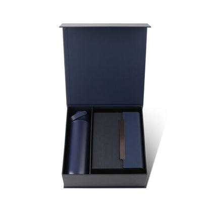 EMPLOYEE WELCOME SET ? Premium 5-Piece Onboarding Gift Pack with 600ml Vacuum Bottle, PU Notebook & Metal Pen