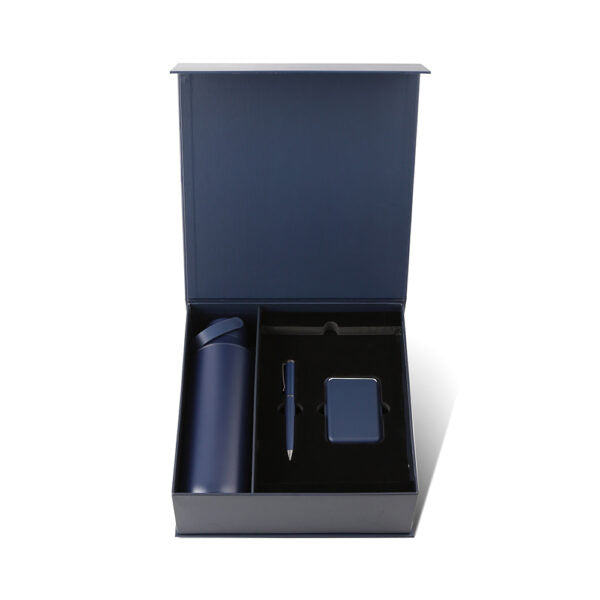 EMPLOYEE WELCOME SET ? Premium 5-Piece Onboarding Gift Pack with 600ml Vacuum Bottle, PU Notebook & Metal Pen