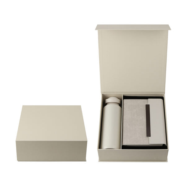 EMPLOYEE WELCOME SET ? Premium 5-Piece Onboarding Gift Pack with 600ml Vacuum Bottle, PU Notebook & Metal Pen