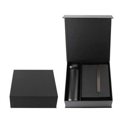 EMPLOYEE WELCOME SET ? Premium 5-Piece Onboarding Gift Pack with 600ml Vacuum Bottle, PU Notebook & Metal Pen