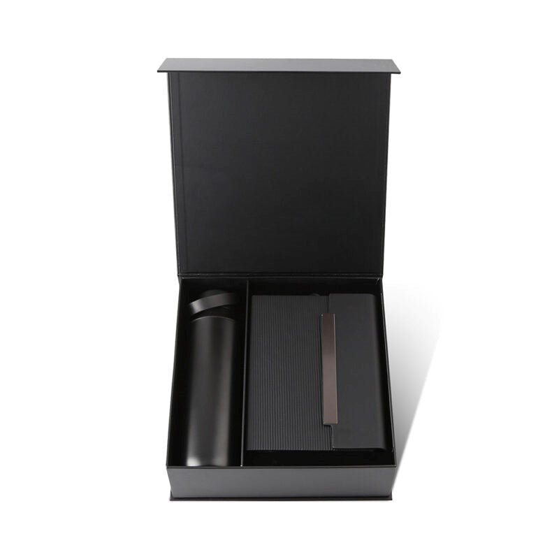 EMPLOYEE WELCOME SET ? Premium 5-Piece Onboarding Gift Pack with 600ml Vacuum Bottle, PU Notebook & Metal Pen