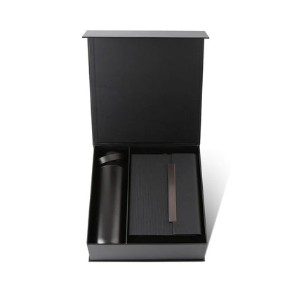EMPLOYEE WELCOME SET ? Premium 5-Piece Onboarding Gift Pack with 600ml Vacuum Bottle, PU Notebook & Metal Pen