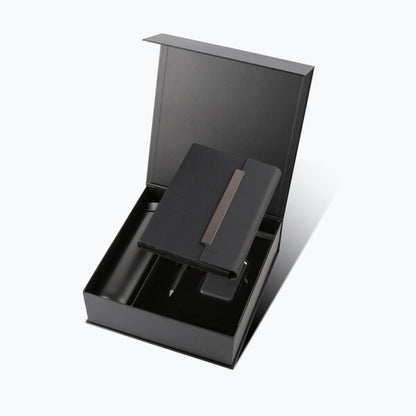 EMPLOYEE WELCOME SET ? Premium 5-Piece Onboarding Gift Pack with 600ml Vacuum Bottle, PU Notebook & Metal Pen
