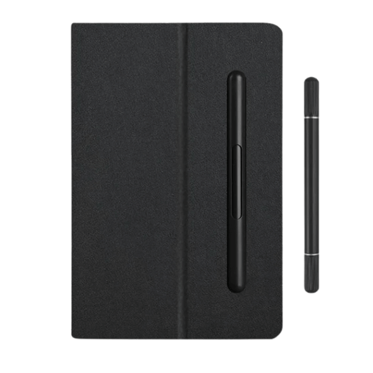 STAND PENOTE PLUS ? A5 3D Cover Notebook with 2-in-1 Pen & Pencil, Mobile Stand, and Secure Closure for Stylish Productivity