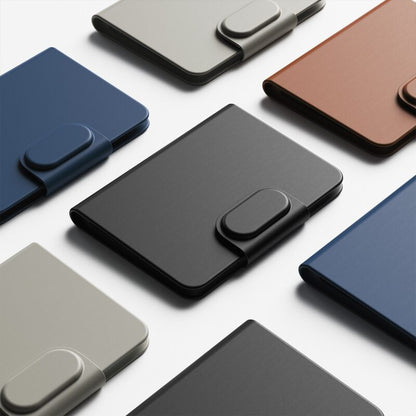 FINDY PASSPORT PRO ? Sleek Recycled PU Leather Passport Holder with Dual Findy Tracking for Apple Find My & Google Find Hub