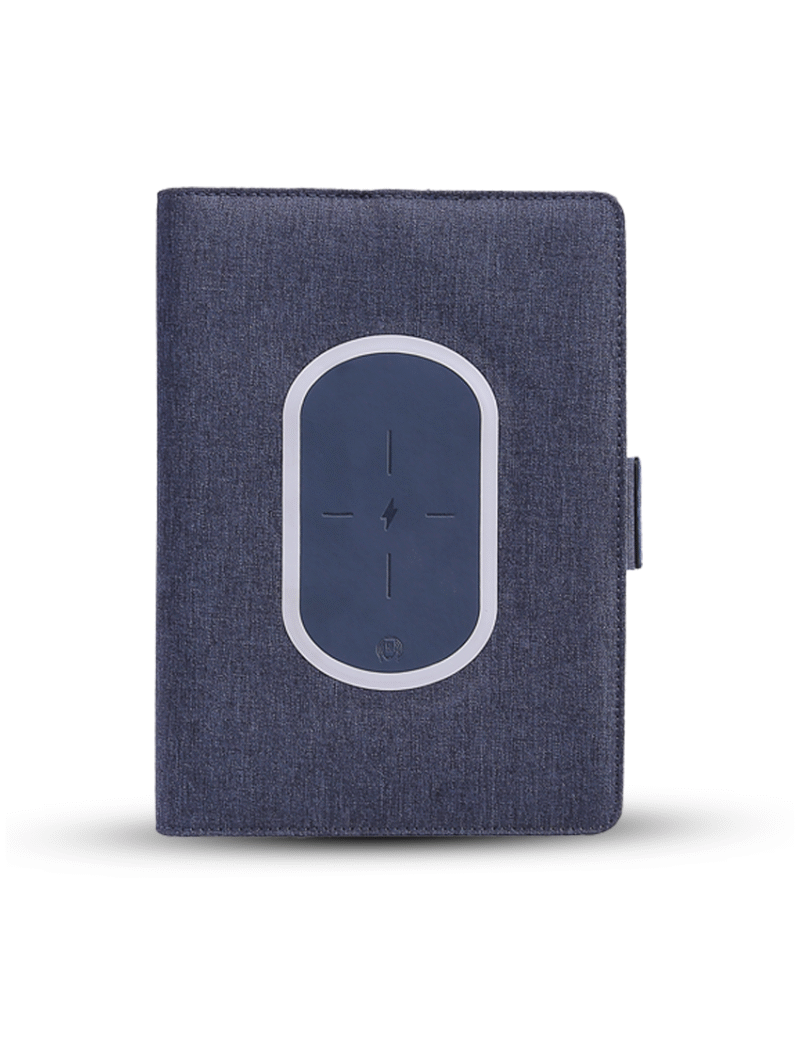 CHARGE NOTE – A5 Wireless Charger Notebook with NFC Technology and 5000mAh Power Bank
