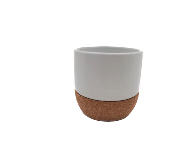 CORK MINICUP – 140ml Stoneware Espresso Cup with Cork Base for Sublimation Branding