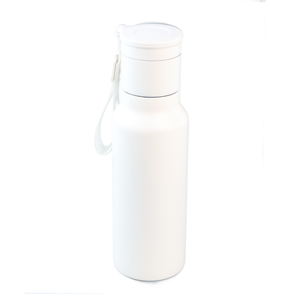 GAHWA GO SET – Travel-Ready 500ml Vacuum-Insulated Bottle & 90ml Stackable Espresso Cup with Silicone-Sealed Lid